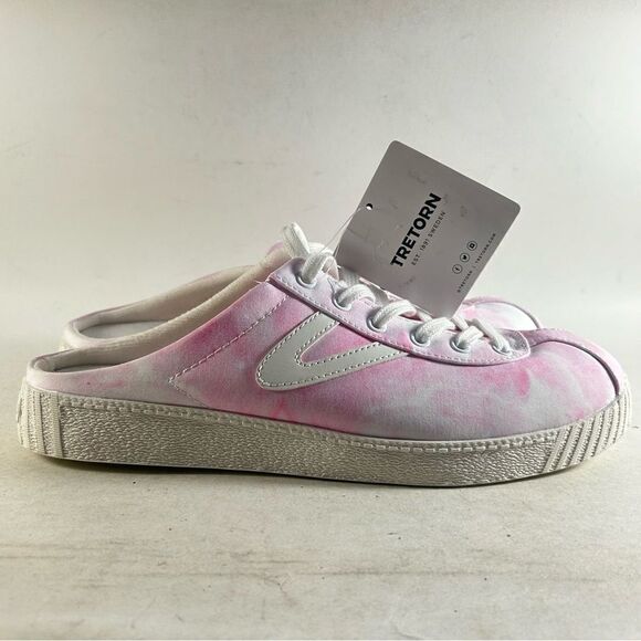Tretorn Easy Nylite Women’s Shoes Low Top Lace Up Sneakers Pink Size 6 M - Picture 1 of 8